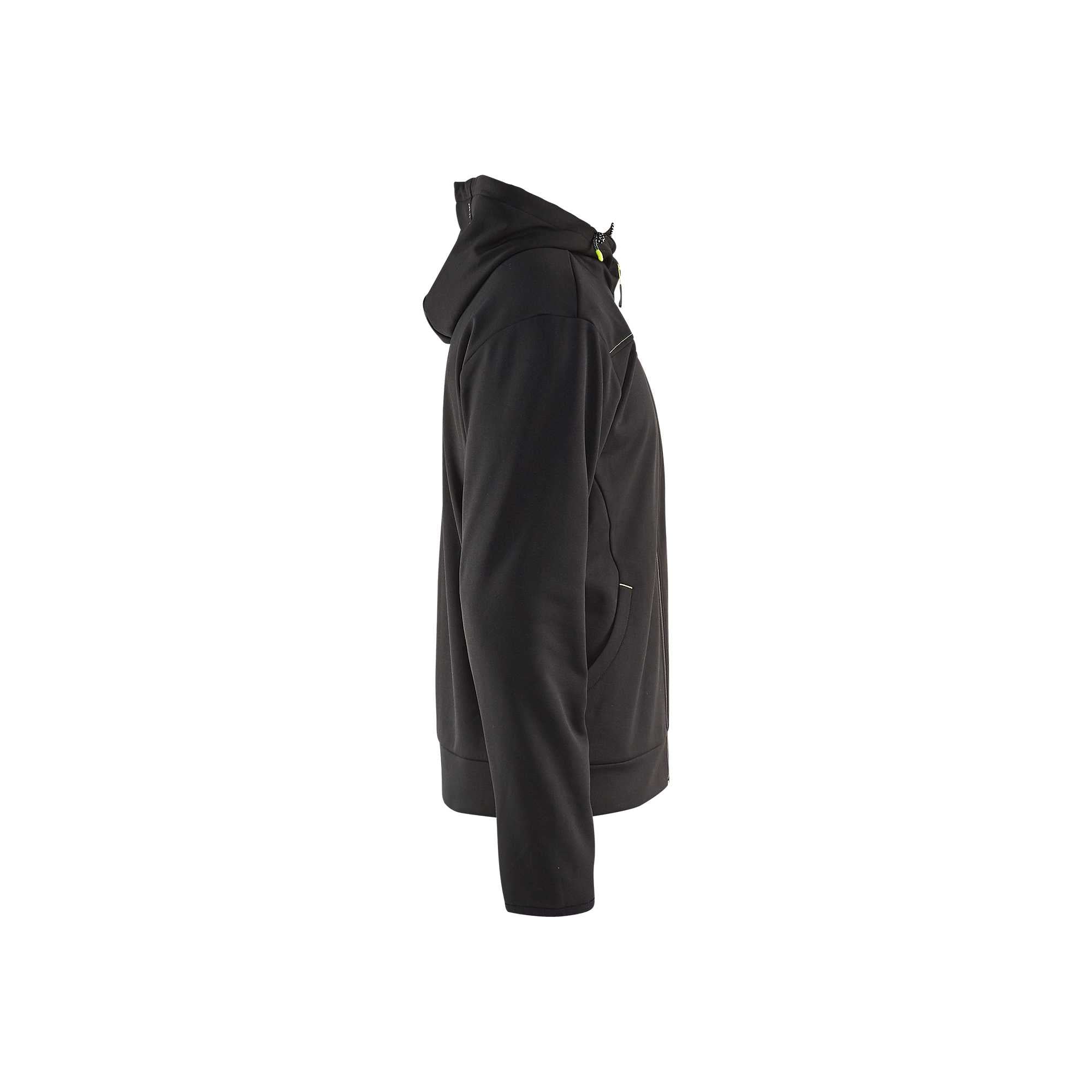BLAKLADER 33632526 Hoodie With Full Zip Hoodie Work Sweatshirt MEN - Pique Fleece